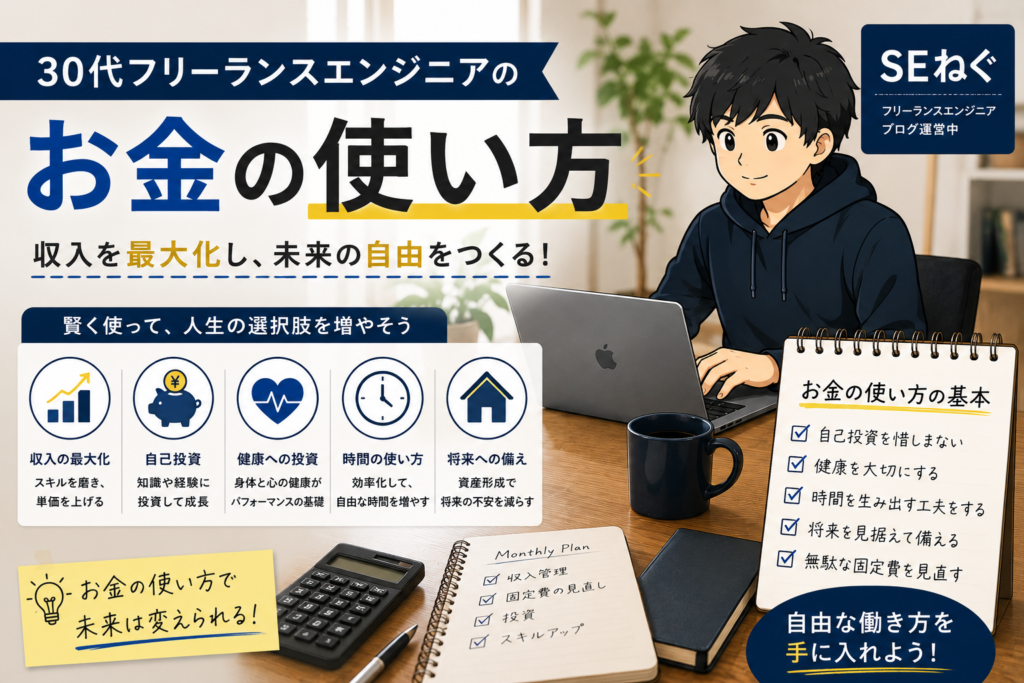 30代フリーランスエンジニアのお金の使い方