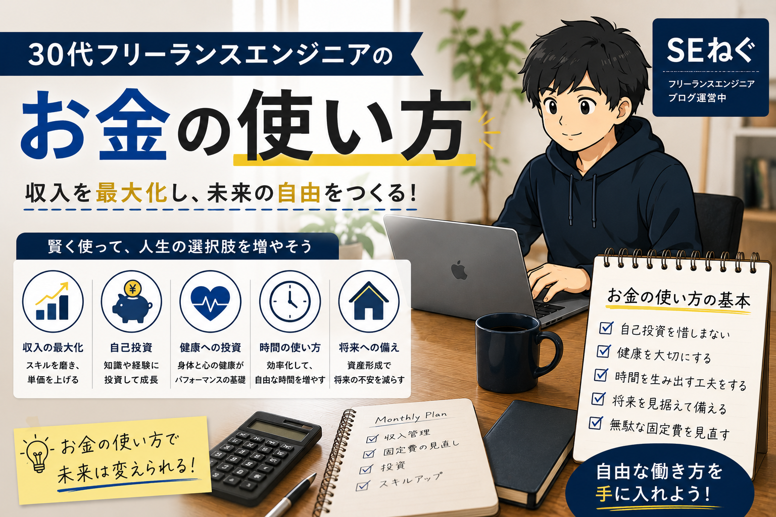 30代フリーランスエンジニアのお金の使い方