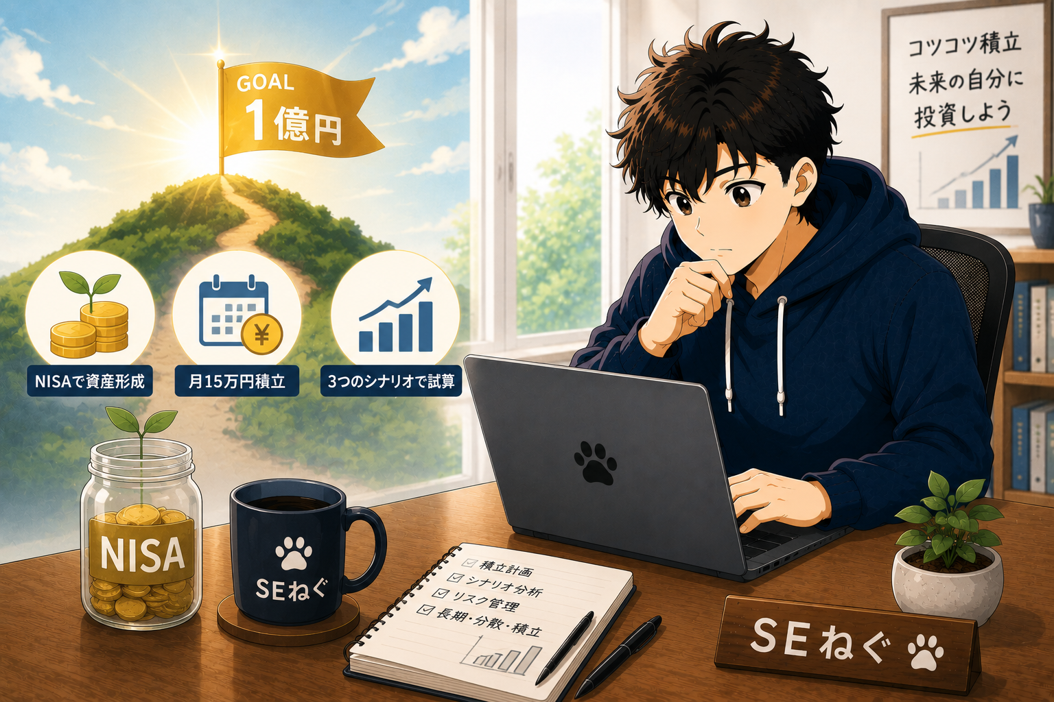 【実録】フリーランスエンジニアがNISAで1億円を目指す