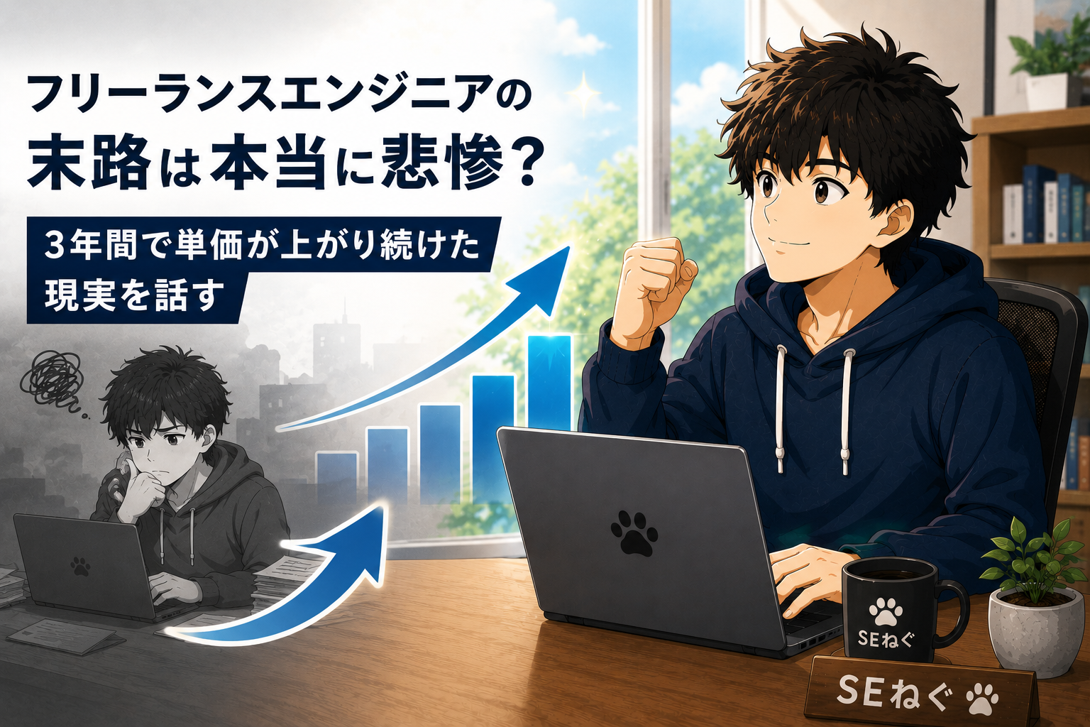 フリーランスエンジニアの末路は本当に悲惨？