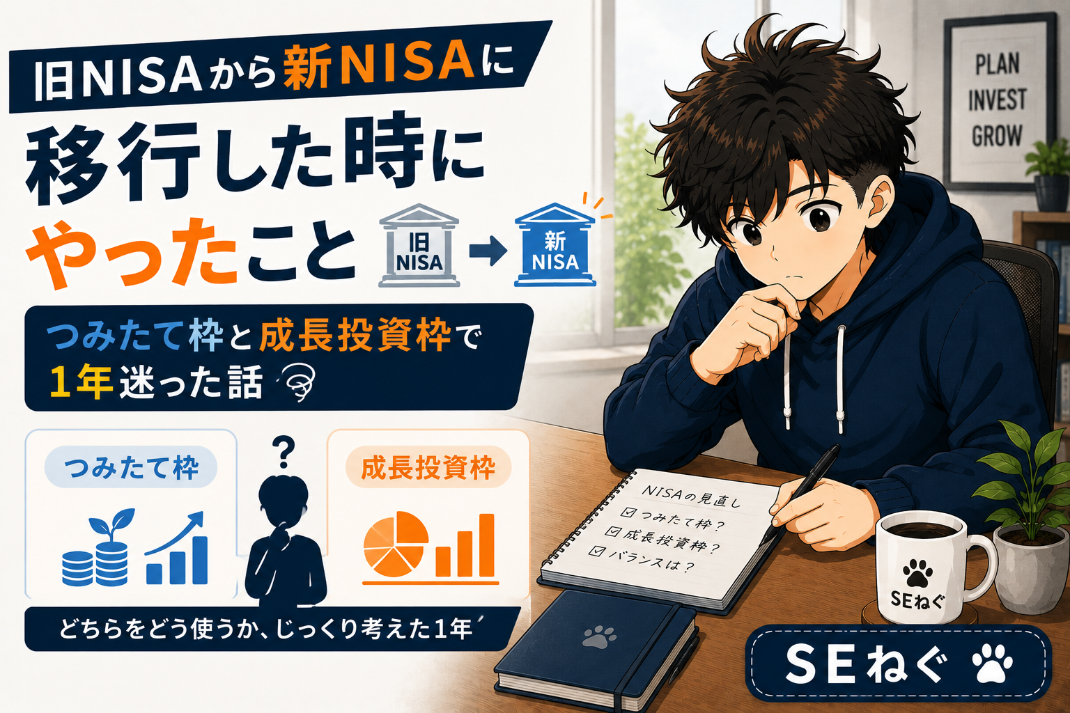 旧NISAから新NISAに移行した時にやったこと