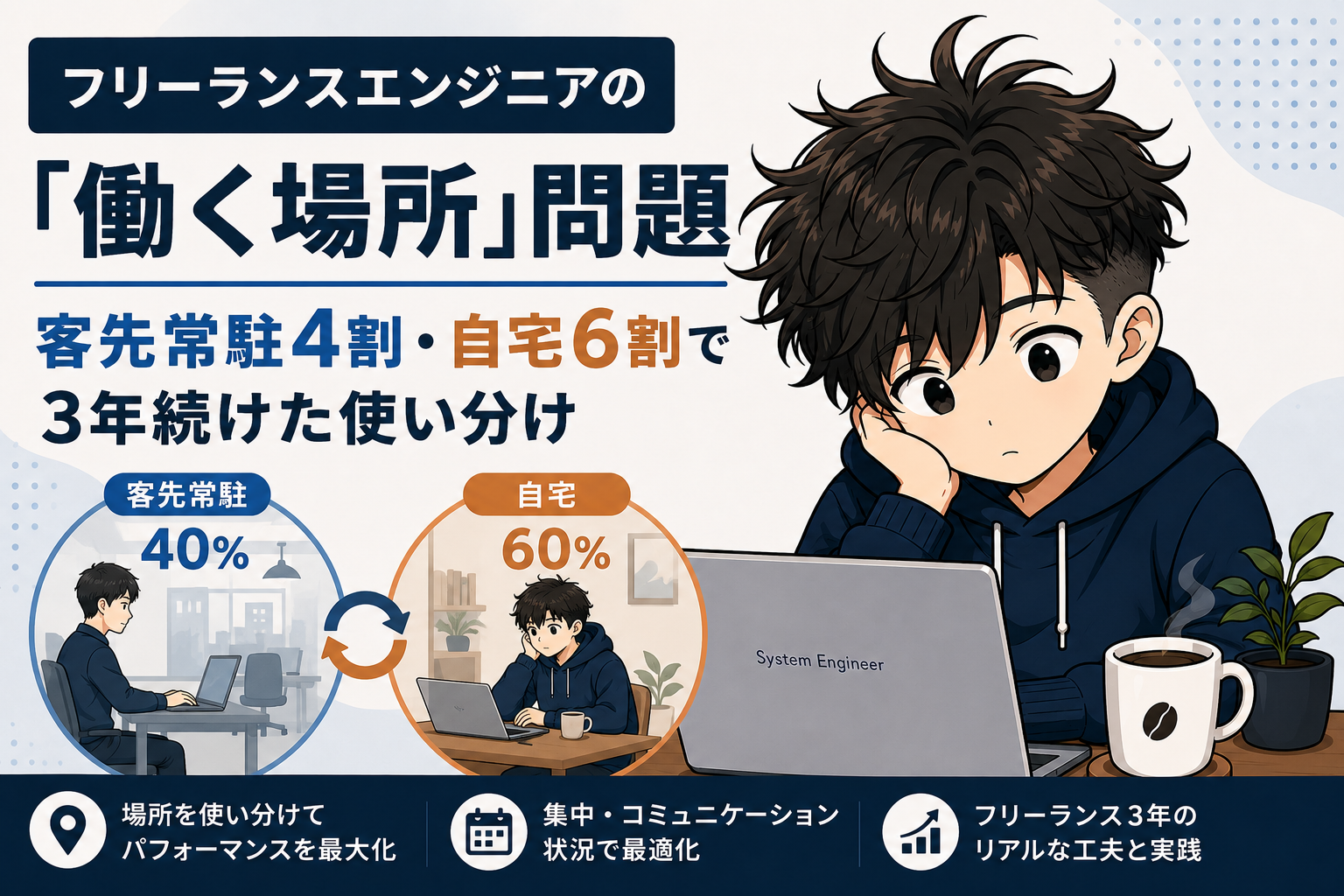 フリーランスエンジニアの「働く場所」問題