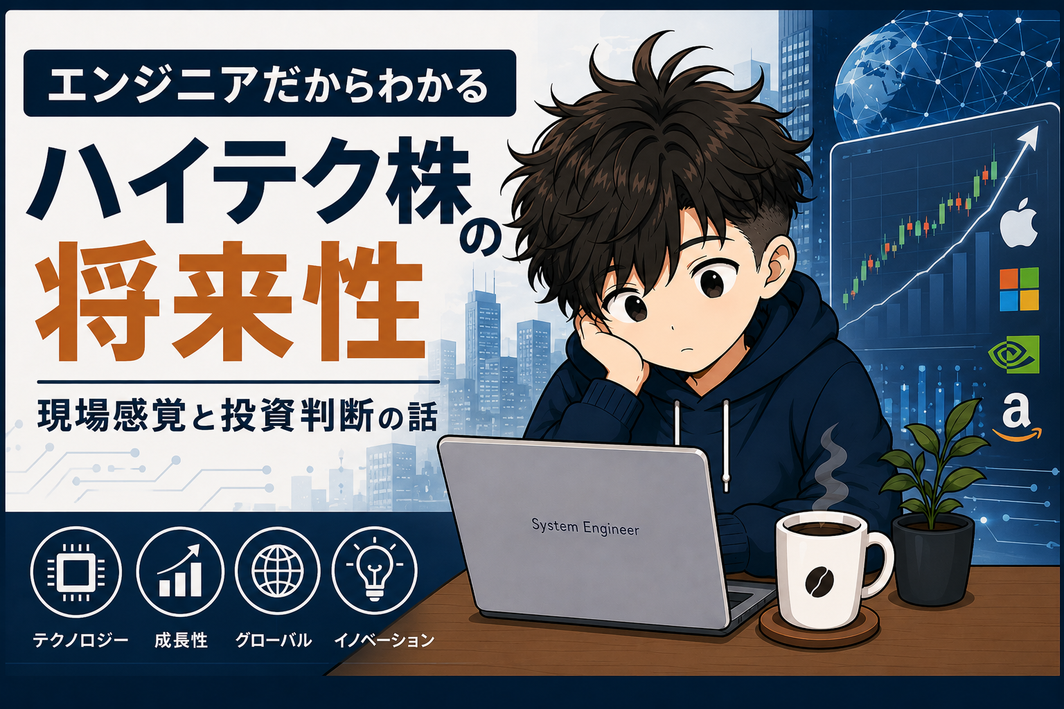エンジニアだからわかるハイテク株の将来性