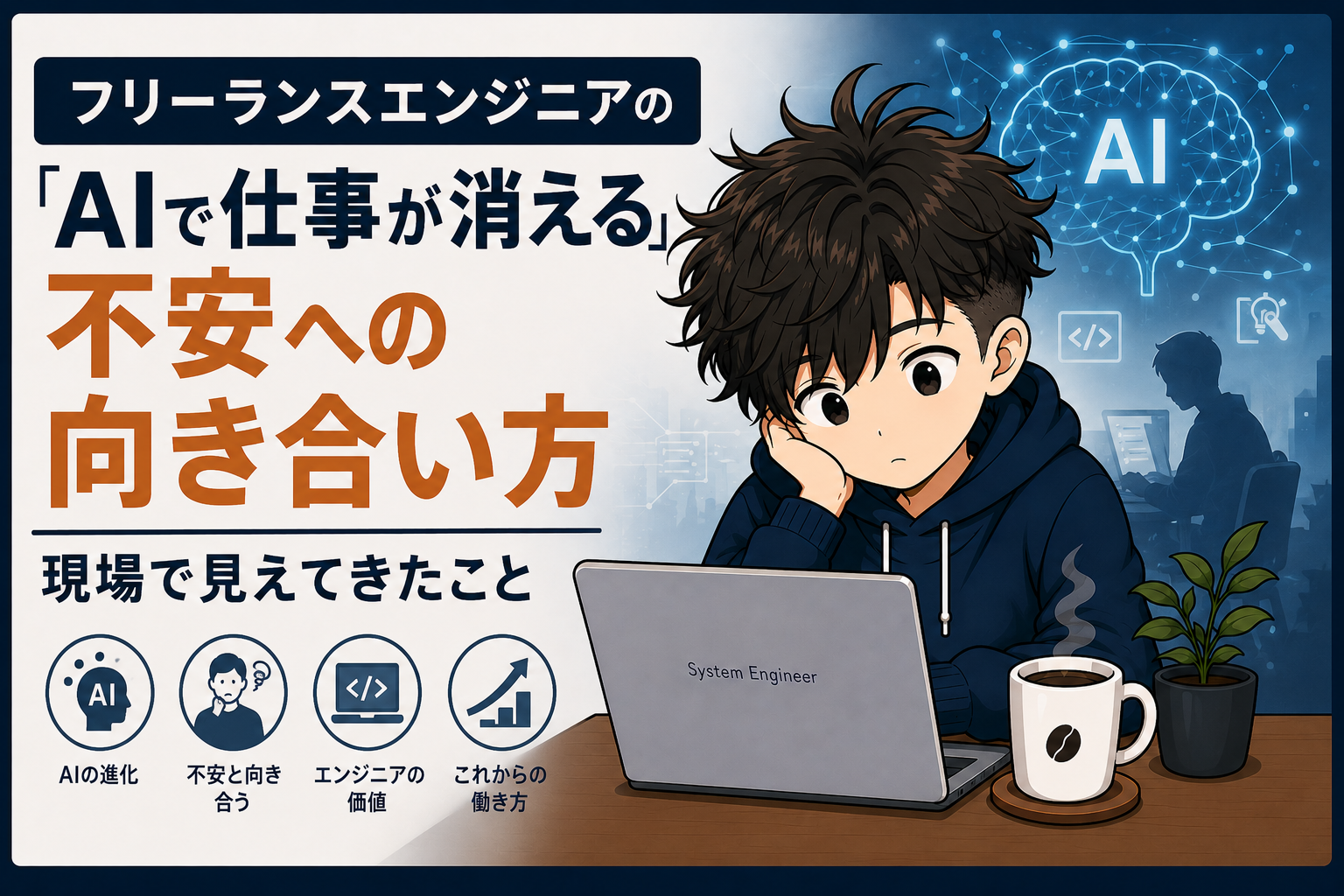 フリーランスエンジニアの「AIで仕事が消える」不安への向き合い方