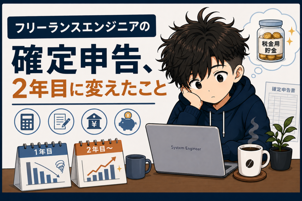 フリーランスエンジニアの確定申告、2年目に変えたこと